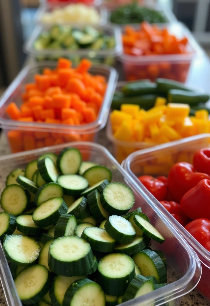 21 Meal Prep Hacks That Make Healthy Eating a Breeze (You Won't Believe #10!) - 4. Pre-Chop Veggies for Quick Access