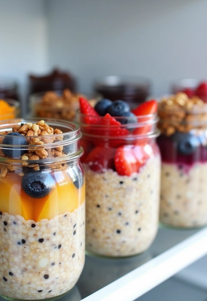 21 Meal Prep Hacks That Make Healthy Eating a Breeze (You Won't Believe #10!) - 6. Make Overnight Oats for Easy Breakfasts